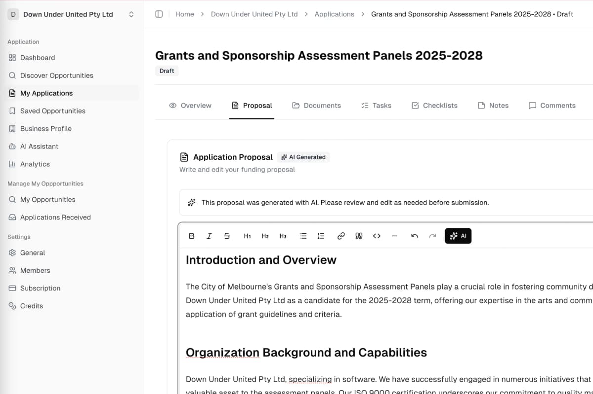 Smart Opportunity Discovery